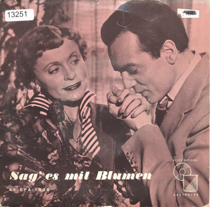 Erni Bieler - Sag Es Mit Blumen Vinyl Singles EP Vinyl Zeer Goed / Hoesje Goed "VINYLSINGLES.NL"