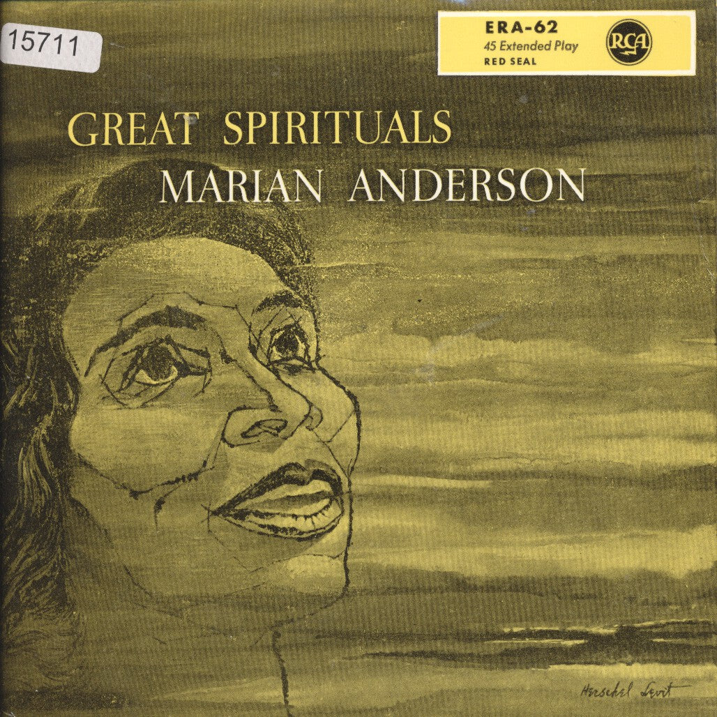 Marian Anderson - Great Spirituals 15711 Vinyl Singles EP Vinyl Goed / Hoes Goed
