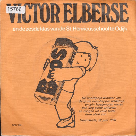 Victor Elbertse - Er Kwam Een Boer Uit Zwistserland (Bros) (Odijk) 15766 Vinyl Singles Vinyl Goed / Hoes Goed