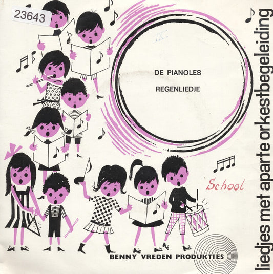 Benny Vreden - De Pianoles 23643 Vinyl Singles Vinyl Goed / Hoes Goed