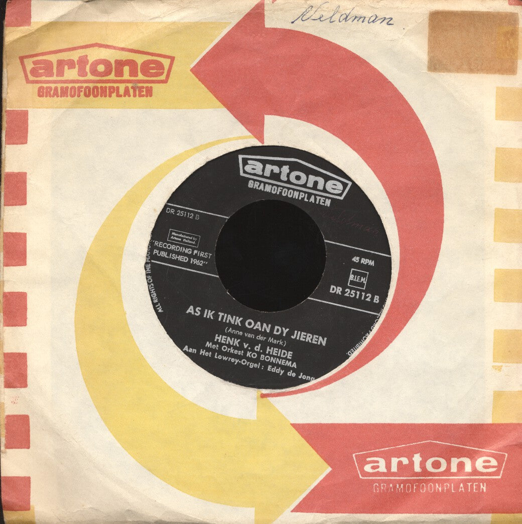 Henk Van Der Heide & Akke Radsma - Na, Na, Na, Na (Ik Wol Gjin Ruzje Meitsje) 23953 Vinyl Singles Vinyl Goed / Hoes Goed
