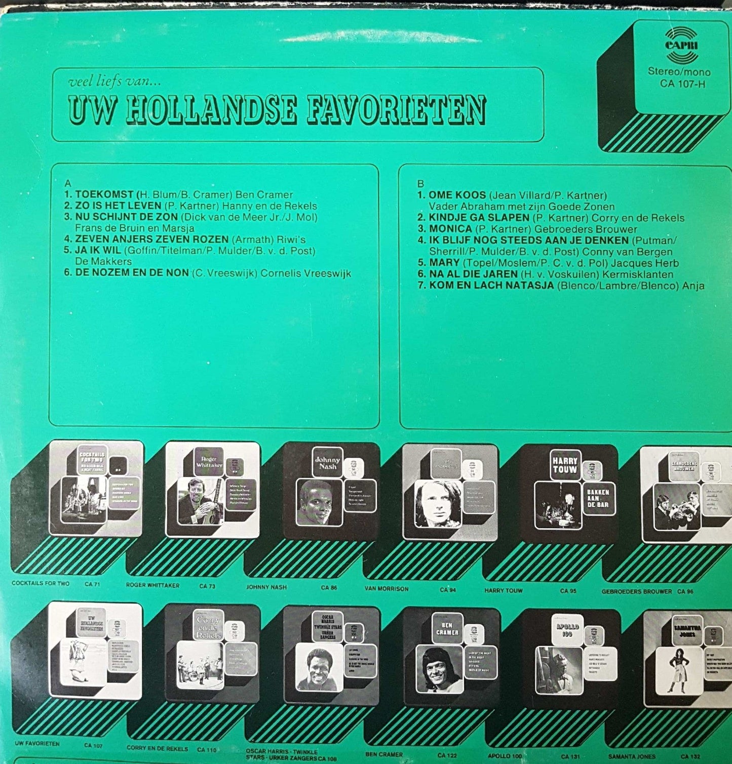 Various - Uw Hollandse Favorieten (LP) 41983 Vinyl LP Vinyl Goed / Hoes Goed