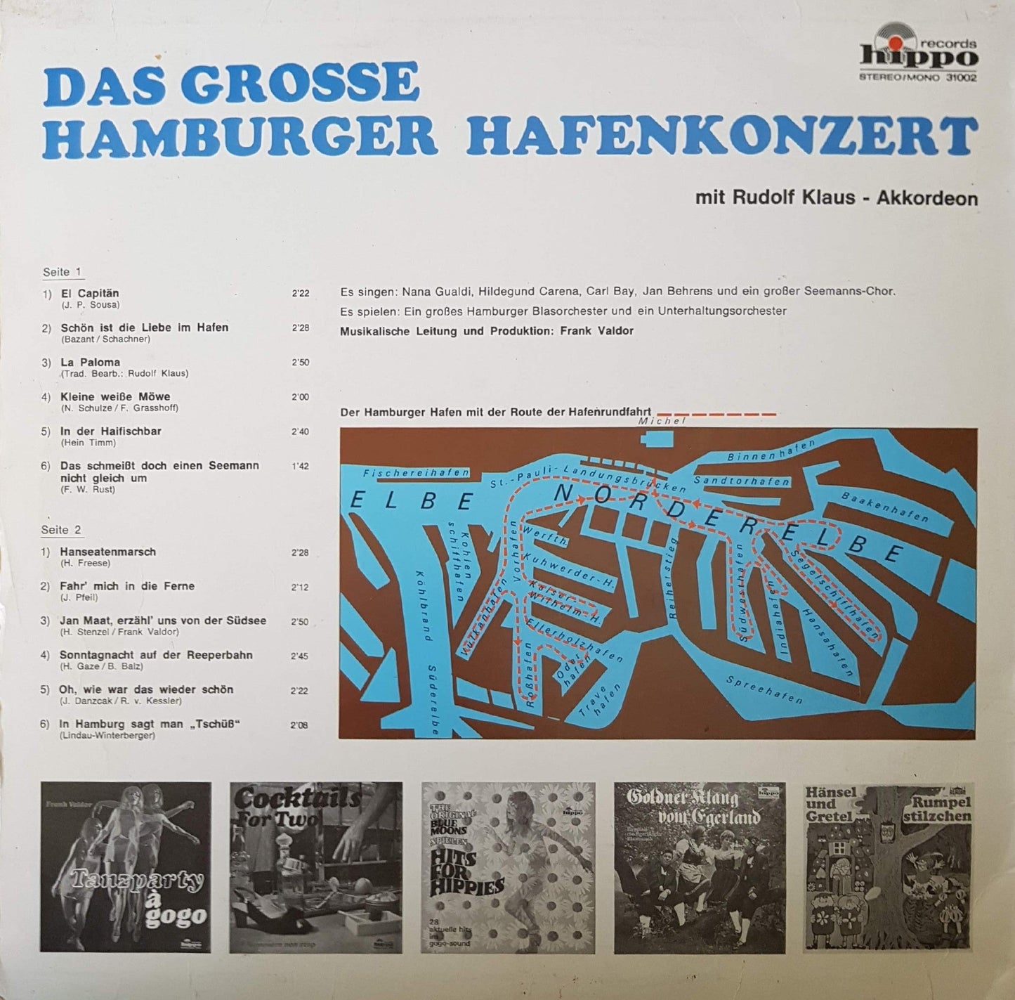 Rudolf Klaus - Das Grosse Hamburger Hafenkonzert (LP) 42894 Vinyl LP Vinyl Goed / Hoes Goed