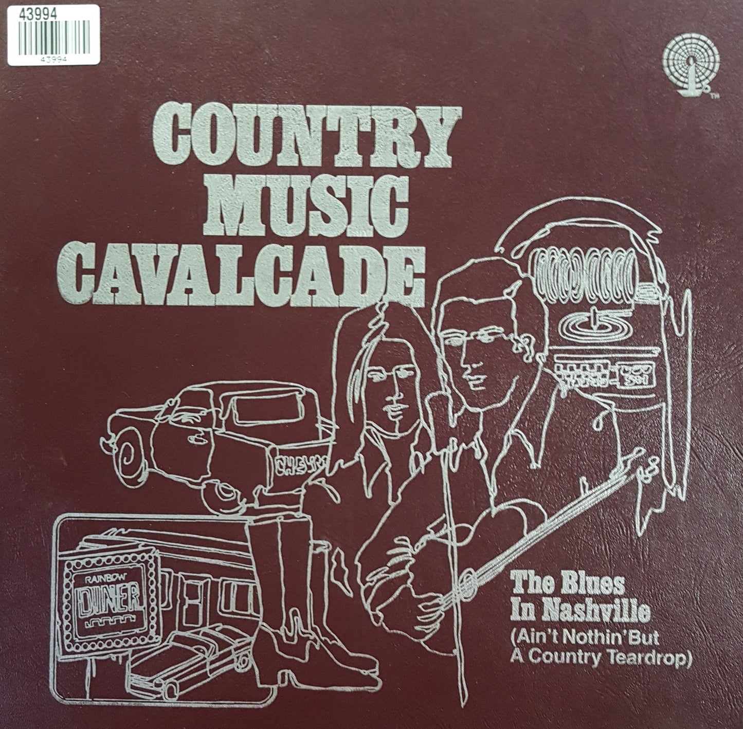 Various - Country Music Cavalcade - Nashville Graffitti (LP) 43994 Vinyl LP Vinyl Goed / Hoes Goed