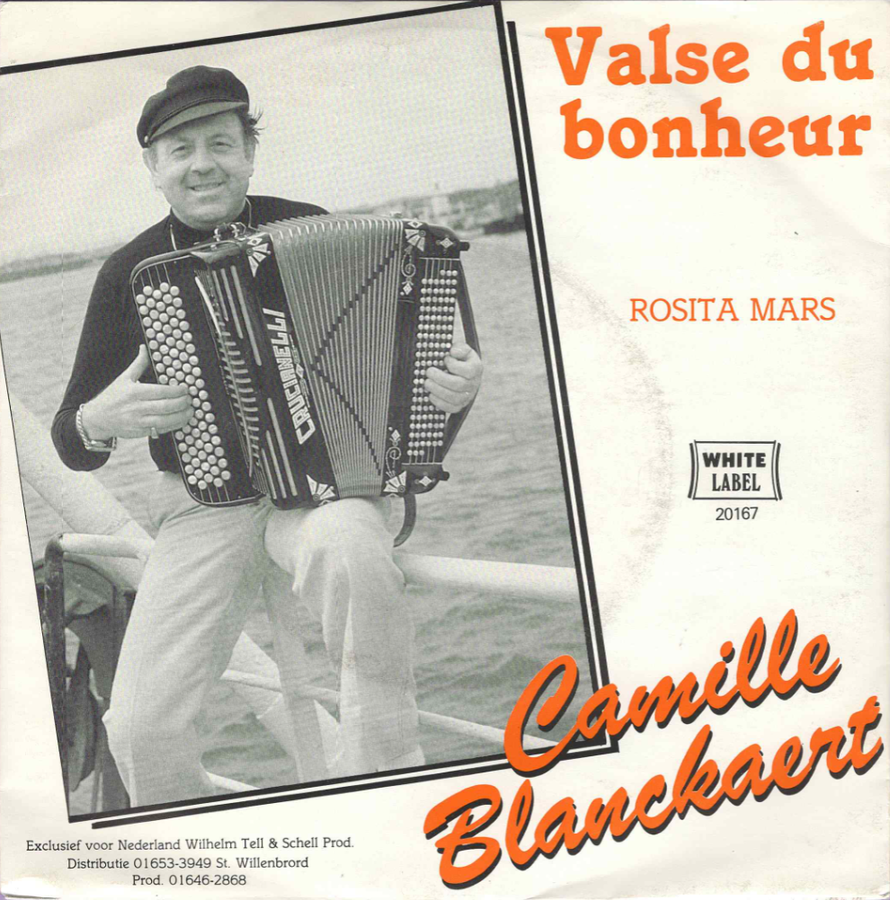 Camille Blanckaert - Valse Du Bonheur Vinyl Singles Vinyl Zeer Goed / Hoesje Goed "VINYLSINGLES.NL"