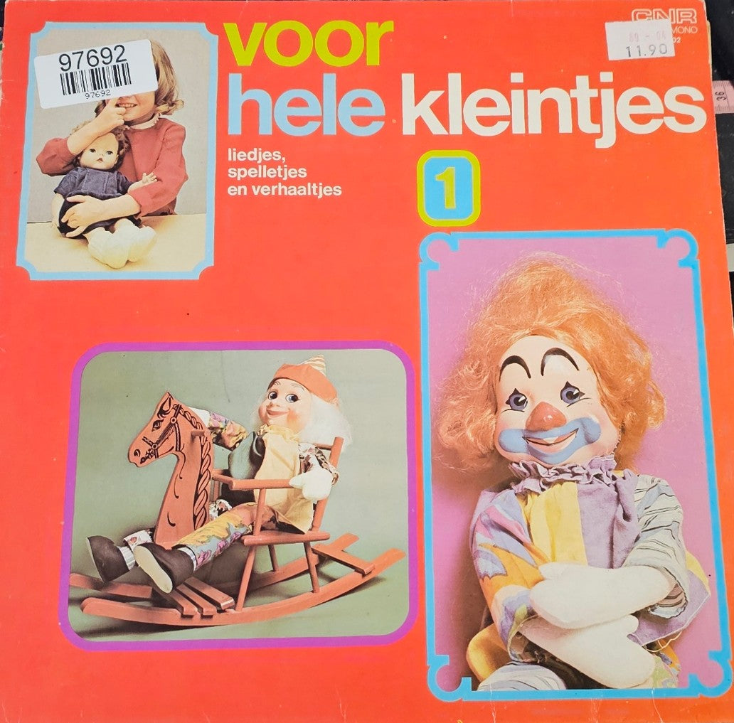 Various - Voor De Hele Kleintjes Deel 1 (LP) Vinyl LP Vinyl (VG) <br> Hoes (G+)