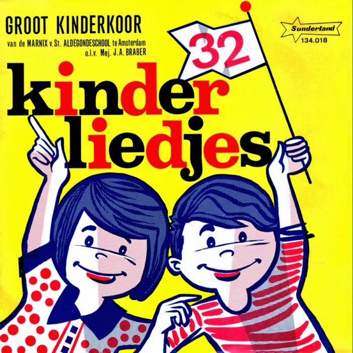 Groot Kinderkoor O.l.v. Gert Naghtegaal - 47 Kinderliedjes (LP) Vinyl LP Vinyl (VG) <br> Hoes (G+)