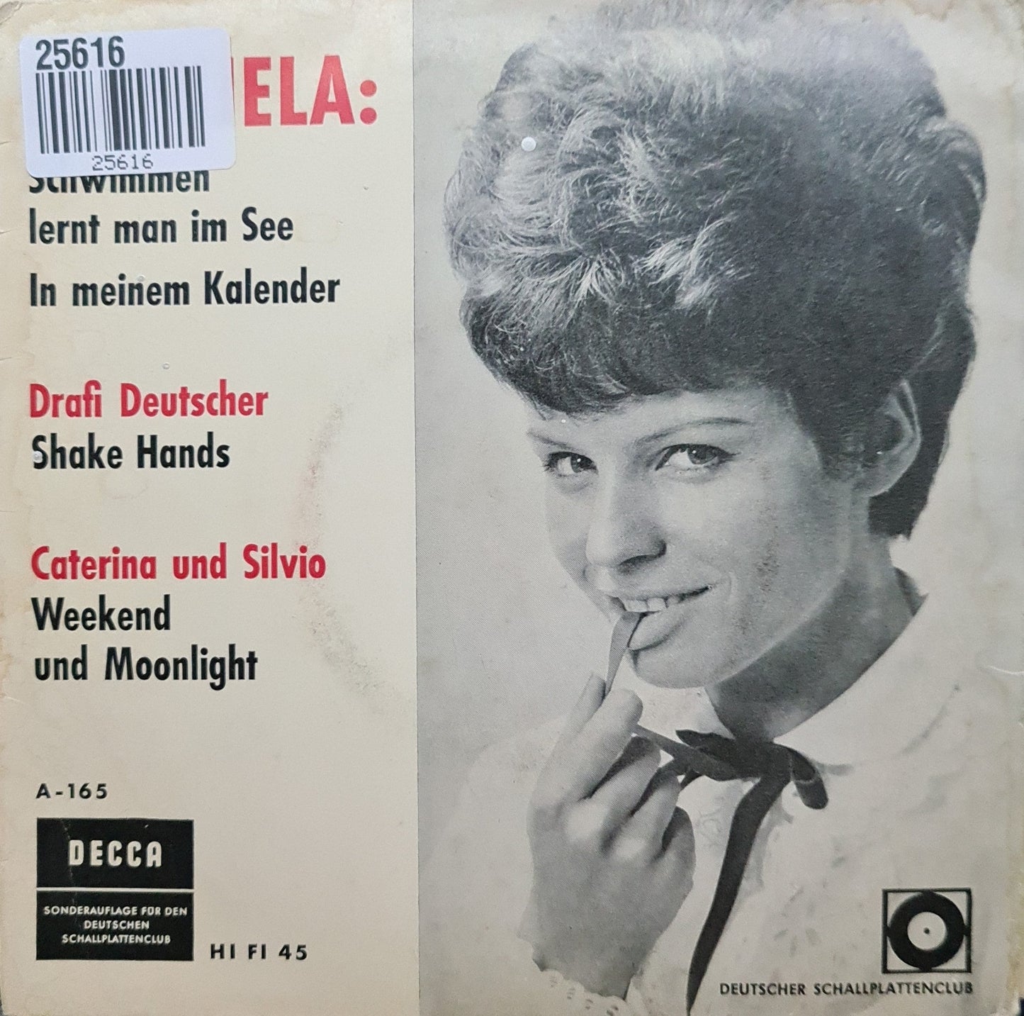 Various - Schwimmen Lernt Man Im See / In Meinem Kalender / Shake Hands / Weekend Und Moonlight 25616 Vinyl Singles Vinyl Goed / Hoes Goed