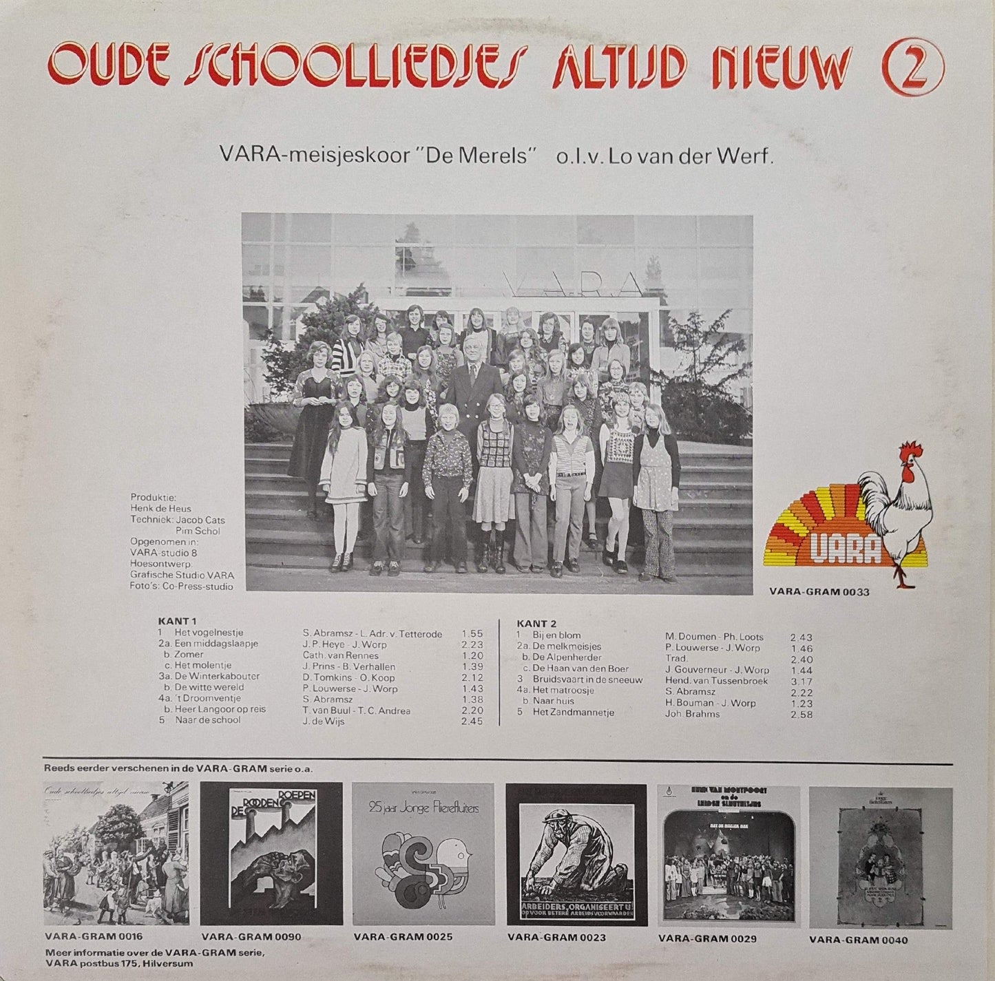 Oude Schoolliedjes Altijd Nieuw 2 Meisjeskoor De Merels - Oude Schoolliedjes Altijd Nieuw 2 (LP) 49676 Vinyl LP Vinyl Goed / Hoes Goed