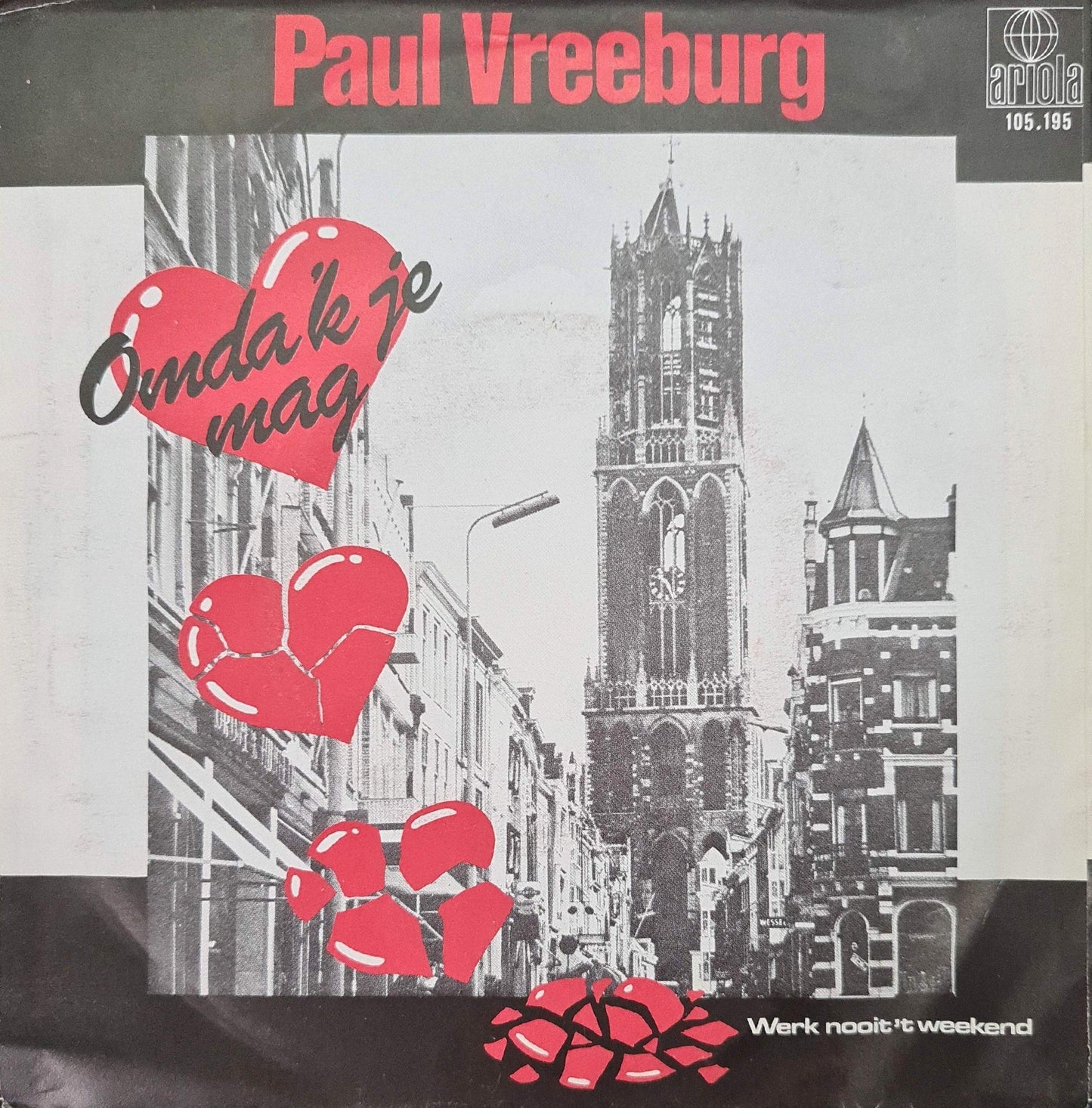 Paul Vredenburg - Omda'k je mag 11257 Vinyl Singles Vinyl Goed / Hoes Goed