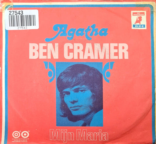 Ben Cramer - Agatha 27543 Vinyl Singles Vinyl Goed / Hoes Goed