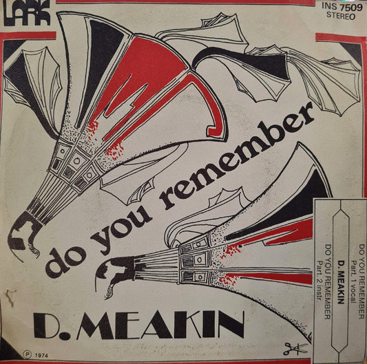 D.Meakin - Do You Remember 11747 Vinyl Singles Vinyl Goed / Hoes Goed