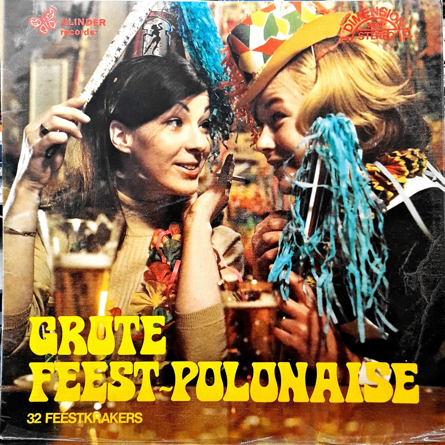 Unbekannter Künstler - Grote Feest-Polonaise - 32 Feestkrakers (LP) (B)