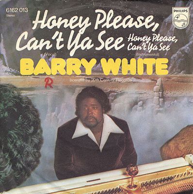 Barry White - Honey Please, Can't Ya See Vinyl Singles Vinyl Zeer Goed / Hoesje Goed "VINYLSINGLES.NL"
