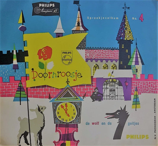 Jan De Lang - De Wolf En De 7 Geitjes 17814 Vinyl Singles Vinyl Goed / Hoes Goed