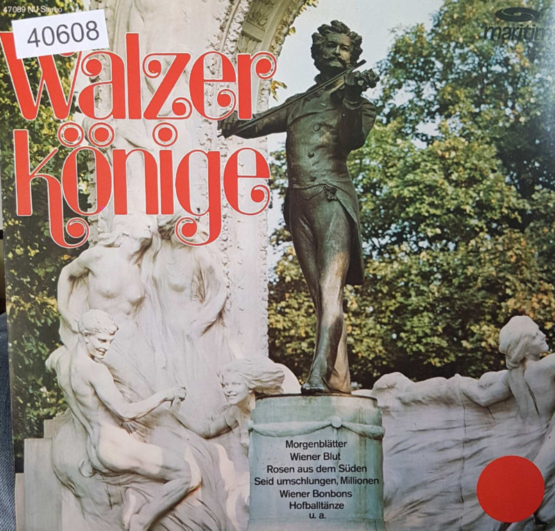 Various - Walzer Könige (LP) 40608 Vinyl LP Vinyl Goed / Hoes Goed