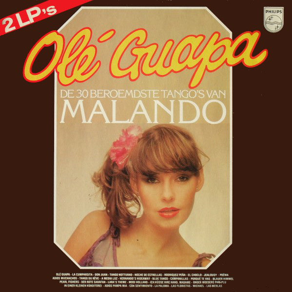 Malando En Zijn Tango-Orkest - De 30 Beroemdste Tango's Van Malando (LP) 40304 Vinyl LP Vinyl Goed / Hoes Goed