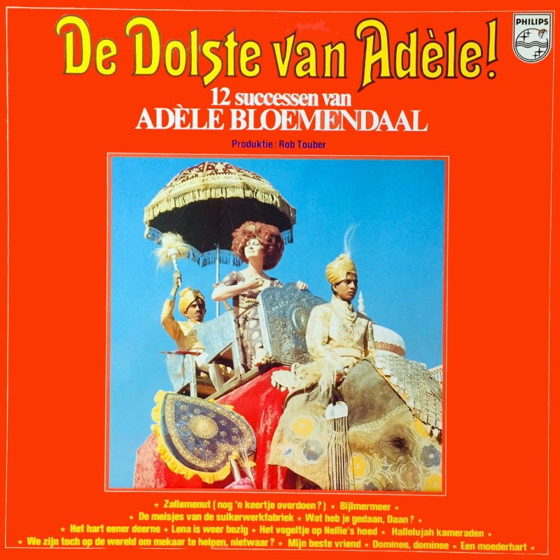 Adèle Bloemendaal - De Dolste van Adèle (LP) Vinyl LP Vinyl Zeer Goed / Hoesje Goed "VINYLSINGLES.NL"