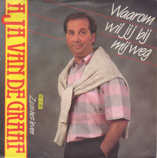 Aja Van De Graaf - Waarom Wil Jij Bij Mij Weg 41600 Vinyl Singles Vinyl Goed / Hoes Goed