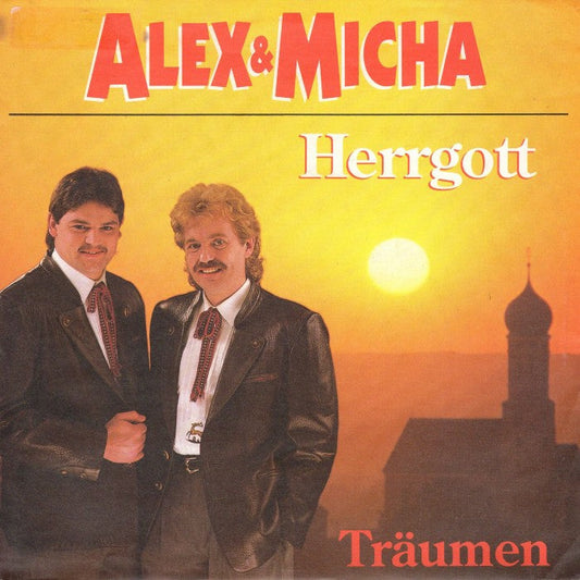 Alex & Micha - Herrgott 04592 Vinyl Singles Vinyl Goed / Hoes Goed
