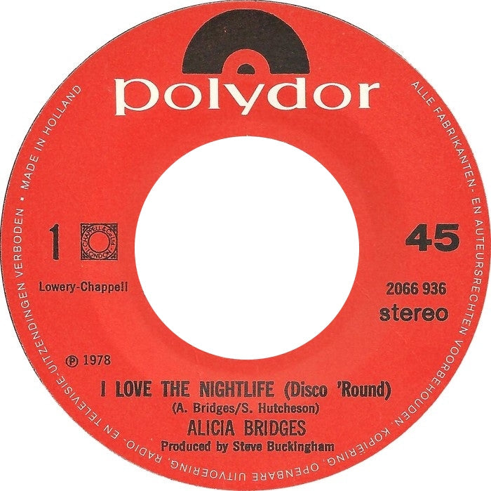 Alicia Bridges - I Love The Nightlife 10902