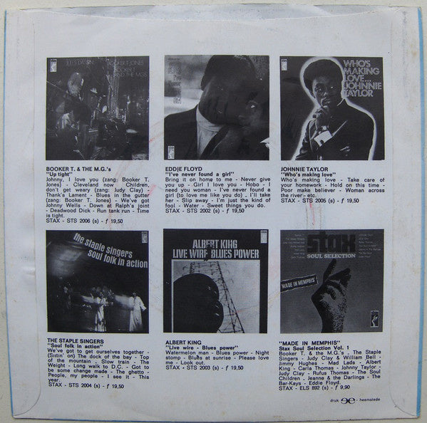 Eddie Floyd - Why Is The Wine Sweeter Vinyl Singles Vinyl Zeer Goed / Hoesje Goed "VINYLSINGLES.NL"