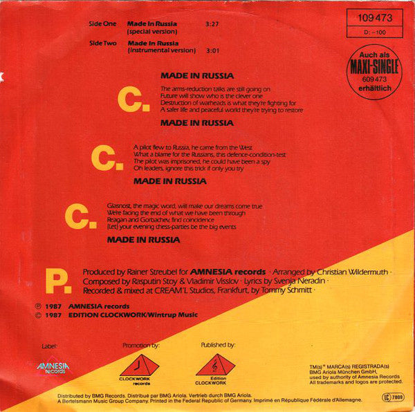 CCCP - Hergestellt in Russland 39070
