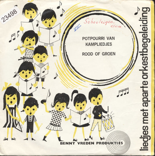 Benny Vreden - Potpourri VanKamerliedjes 23498 Vinyl Singles Vinyl Goed / Hoes Goed