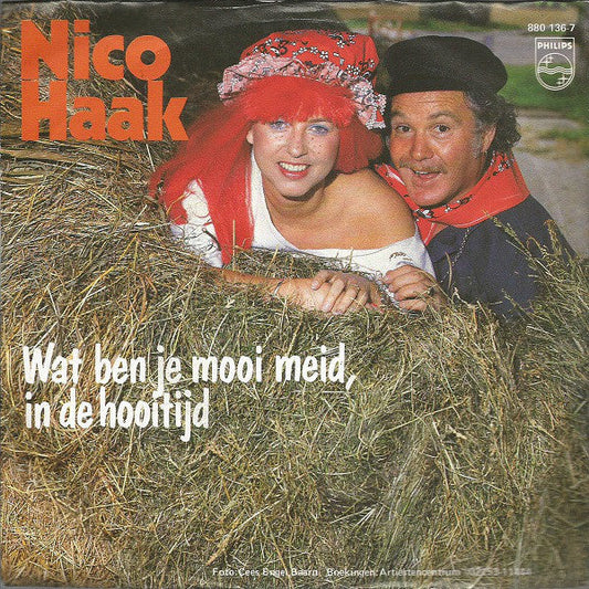 Nico Haak - Wat Ben Je Mooi Meid, In De Hooitijd 41370 Vinyl Singles Vinyl Goed / Hoes Goed