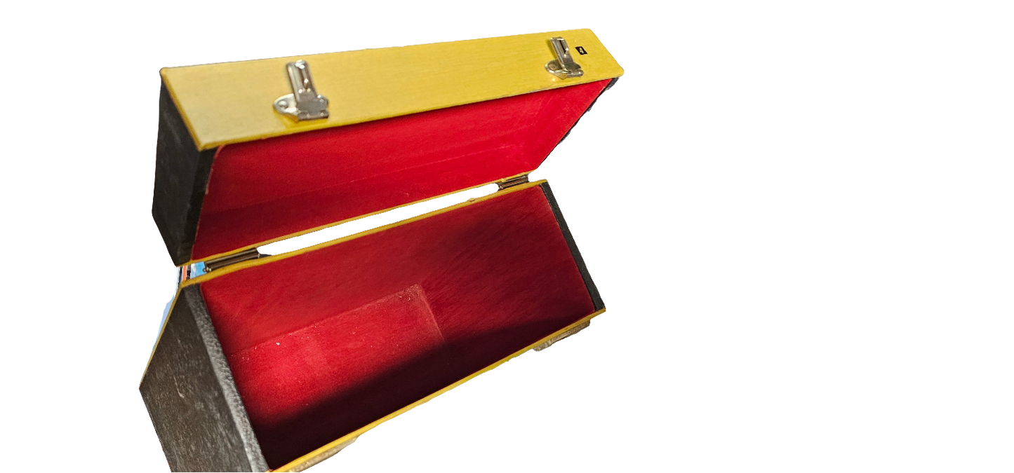 LP Koffer - Geel Goede Staat
