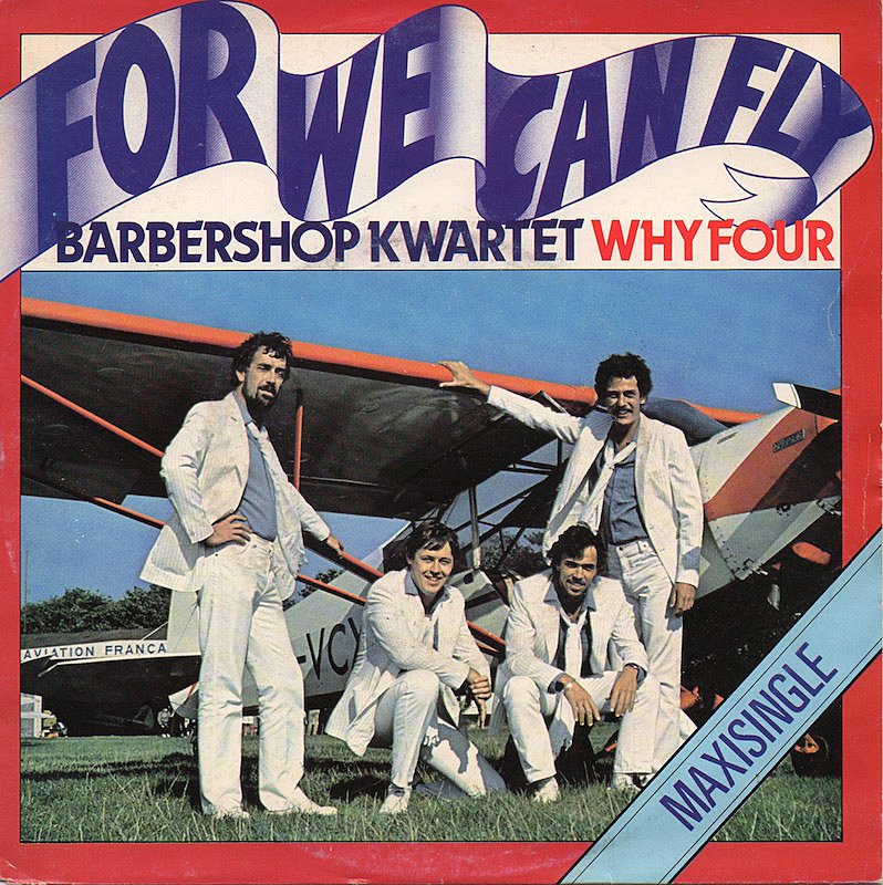 Barbershop Kwartet Why Four - For We Can Fly Vinyl Singles EP Vinyl Zeer Goed / Hoesje Goed "VINYLSINGLES.NL"
