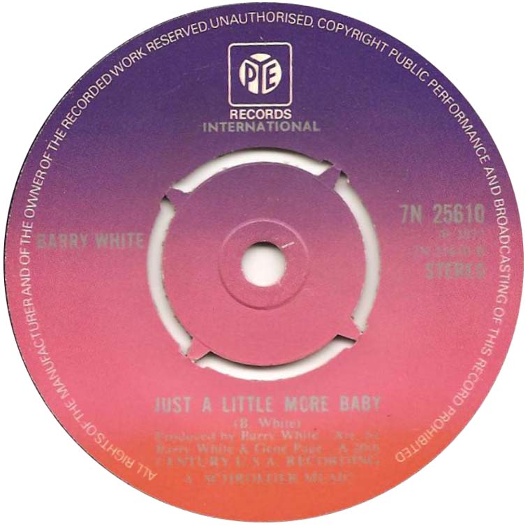 Barry White – Ich werde dich noch ein bisschen mehr lieben, Baby 31579