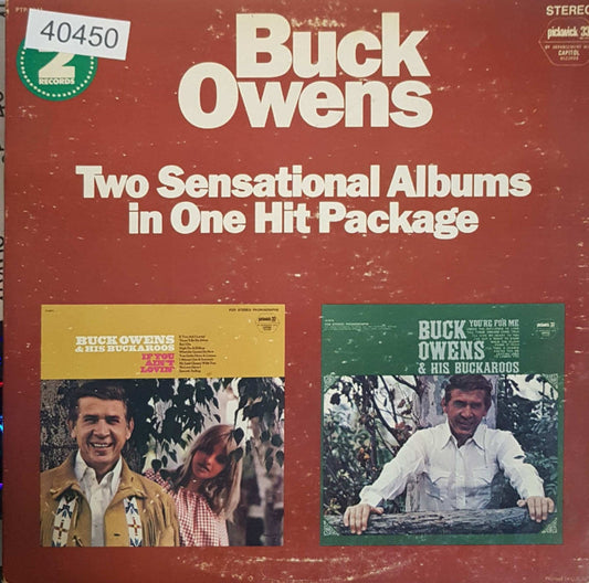 Buck Owens - If You Ain't Lovin' (LP) 40450 (B) Vinyl LP Dubbel Vinyl Goed / Hoes Goed