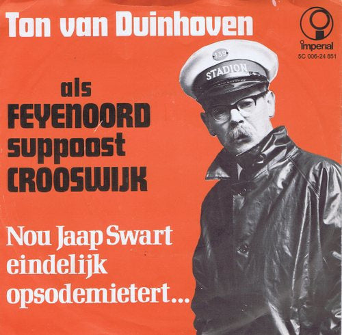 Ton Van Duinhoven - Nou Jaap Swart Eindelijk Opsodemietert 04353 Vinyl Singles Vinyl Goed / Hoes Goed