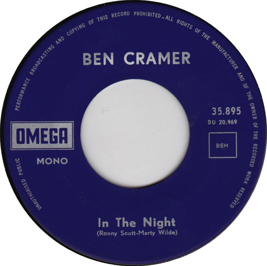 Ben Cramer - In The Night 37371 Vinyl Singles Vinyl Goed / Hoes Generic
