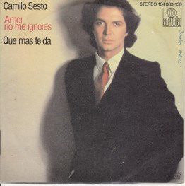 Camilo Sesto - Amor No Me Ignores Vinyl Singles Vinyl Zeer Goed / Hoesje Goed "VINYLSINGLES.NL"