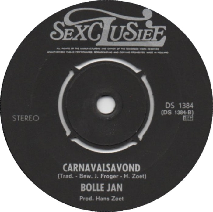 Bolle Jan - Mosselen Vinyl Singles Vinyl Zeer Goed / Hoesje Goed "VINYLSINGLES.NL"