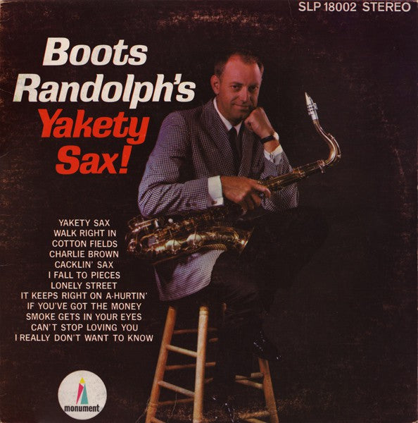 Boots Randolph - Boots Randolph's Yakety Sax! (LP) Vinyl LP Vinyl Zeer Goed / Hoesje Goed "VINYLSINGLES.NL"