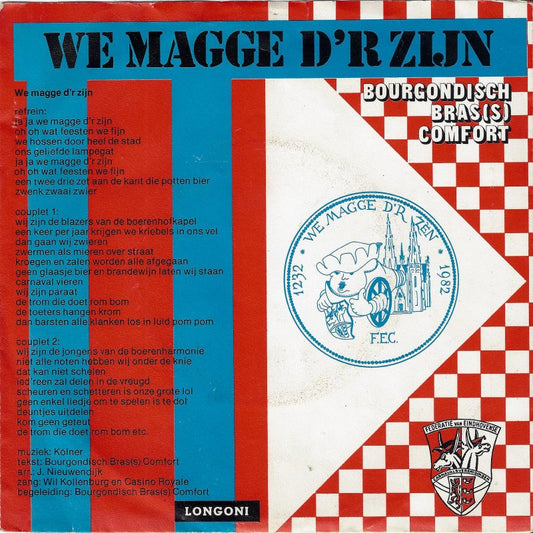 Wil Kollenburg en Casino Royale - We Magge D'r Zijn 37809 Vinyl Singles Vinyl Goed / Hoes Goed
