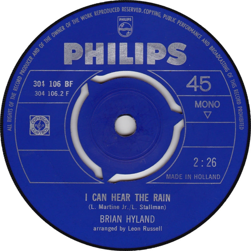 Brian Hyland - The Joker Went Wild 34117 Vinyl Singles Vinyl Goed / Hoes Goed