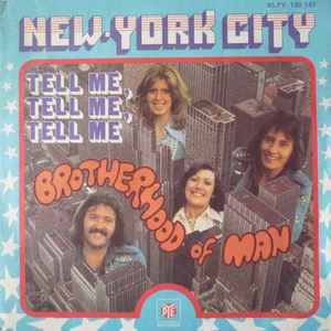 Brotherhood Of Man - New-York City 15177 Vinyl Singles Vinyl Goed / Hoes Goed