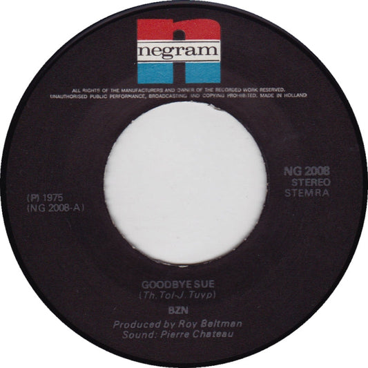 BZN - Goodbye Sue 41592 Vinyl Singles Toevoegen Vinyl Goed / Hoes Generic