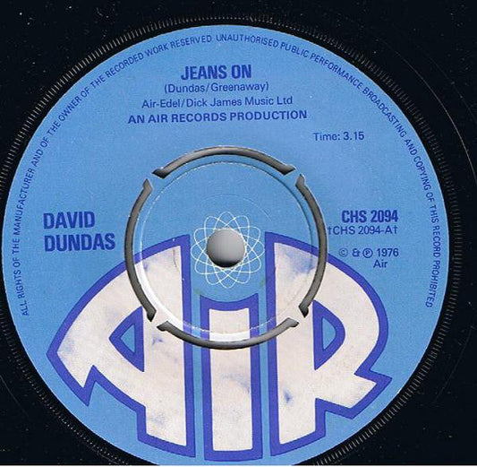 David Dundas - Jeans On 22805 Vinyl Singles Vinyl Goed / Hoes Goed