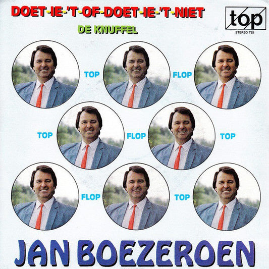 Jan Boezeroen - Doet Ie 't Of Doet Ie 't Niet Vinyl Singles Vinyl Goed / Hoes Goed