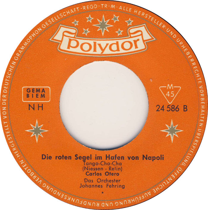 Carlos Otero - Weine Keine Tranen Um Mich Bella Maria 14648 Vinyl Singles Vinyl Goed / Hoes Goed