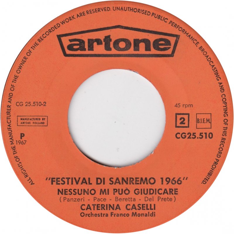 Caterina Caselli - Il Cammino Di Ogni Speranza 03942 Vinyl Singles Vinyl Goed / Hoes Goed
