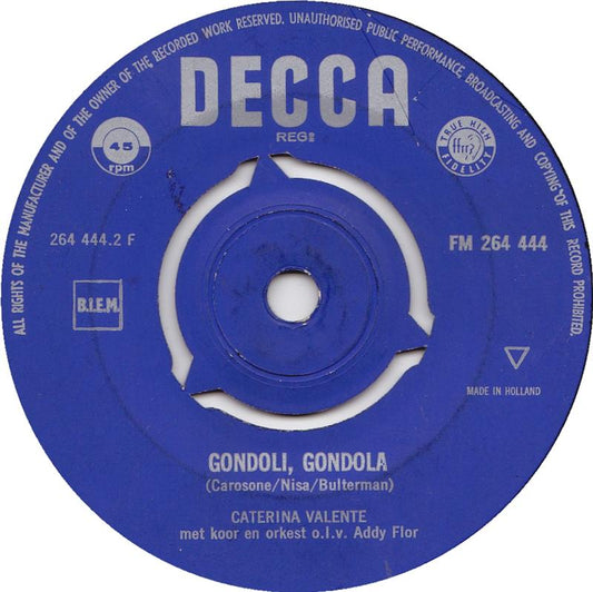 Caterina Valente - Tango Italiano 11034 Vinyl Singles Vinyl Goed / Hoes Generic