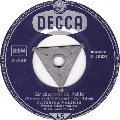 Caterina Valente - Eh Oh 40909 Vinyl Singles Vinyl Goed / Hoes Generic