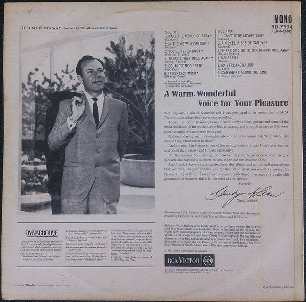 Jim Reeves – The Jim Reeves Way (LP) 40191