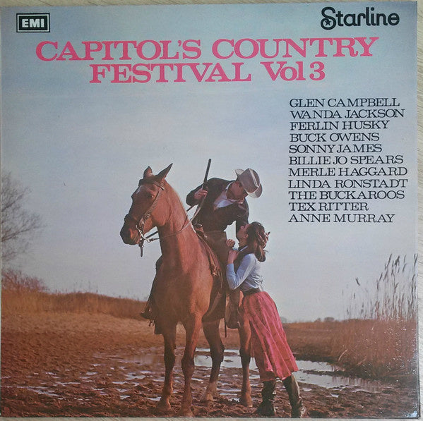 Various - Capitol's Country Festival Vol. 3 (LP) 40514 Vinyl LP Vinyl Goed / Hoes Goed